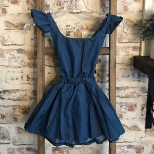 NEW-Kids ADORABLE jean dress! Size 3-T